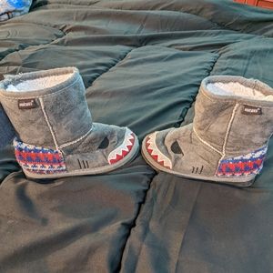 Shark toddler mukluks